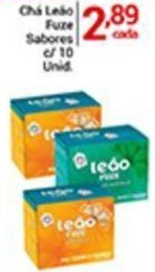 X Supermercados Cha Leao Fuze Sabores c/10 unid oferta