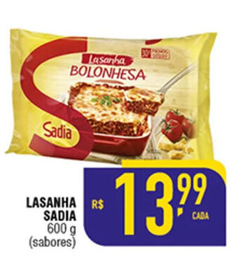 Mercantil Rodrigues Lasanha Sadia 600g oferta