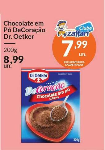 Chocolate Em Pó Decoração Dr. Oetker 200g