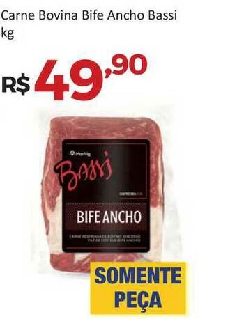 Carne Bovine Bife Ancho Bassi 1kg