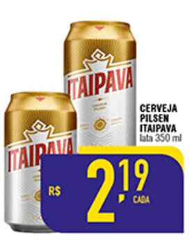 Mercantil Rodrigues Cerveja pilsen Itaipava 350ml oferta