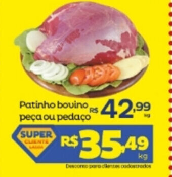 Patinho Bovino peca ou pedaco 1kg