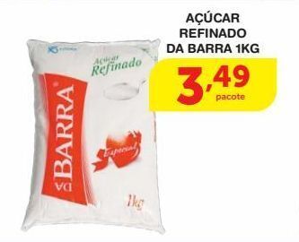 Roldão Açúcar refinado da barra 1kg oferta
