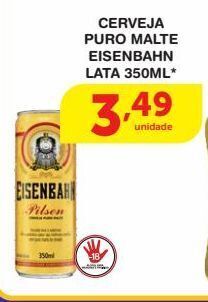 Roldão Cerveja eisenbahn 350ml oferta