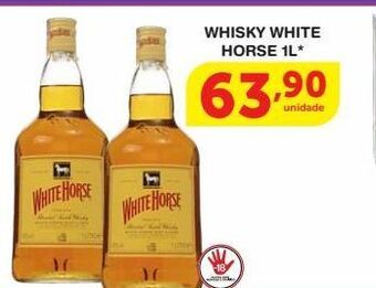 Roldão Whisky white horse 1l oferta