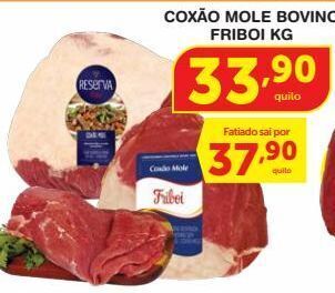 Roldão Coxão mole bovino friboi kg oferta