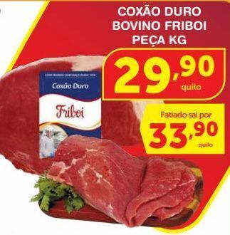 Roldão Coxão duro bovino friboi kg oferta