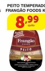 Peito temperado frangão foods kg