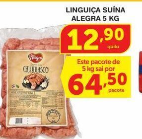 Roldão Linguiça suína alegra 5kg oferta
