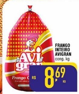 Mercantil Rodrigues Frango inteiro avigran kg oferta