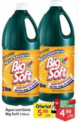 Supermercados Princesa Água sanitária big soft 2l oferta
