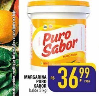 Mercantil Rodrigues Margarina puro sabor 3kg oferta