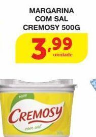Roldão Margarina com sal cremosy 500g oferta