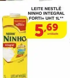 Roldão Leite nestlé ninho integral 1l oferta