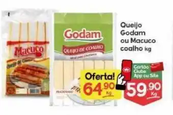 Supermercados Princesa Queijos godam ou macuco coalho kg oferta