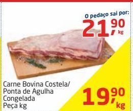 Tenda Atacado Carne bovina costela/ ponta de agulha kg oferta
