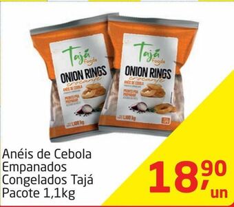 Anéis de cebola empanados tajá 1,1kg