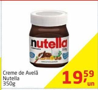Creme de avelã nutella 350g