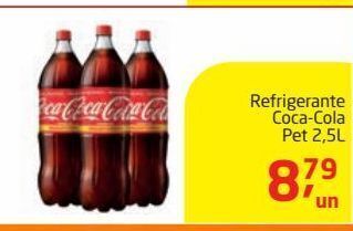 Tenda Atacado Refrigerante coca-cola pet 2,5l oferta