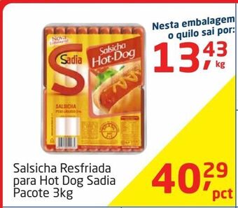 Tenda Atacado Salsicha resfriada para hot dog sadia 3kg oferta