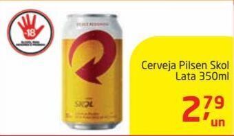 Tenda Atacado Cerveja pilsen skol lata 350ml oferta