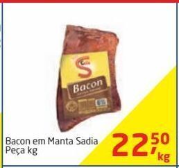 Tenda Atacado Bacon em manta sadia kg oferta