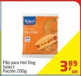 Pão para hot dog select 200g