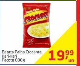 Tenda Atacado Batata palha crocante kari-kari 800g oferta