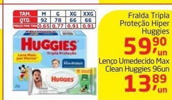 Tenda Atacado Fralda tripla proteção hiper huggies oferta