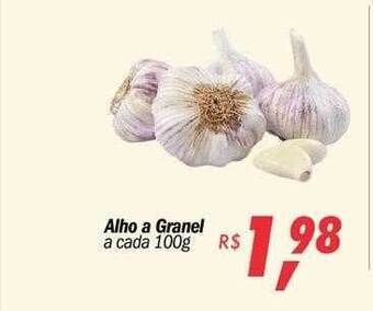 Alho a granel a cada