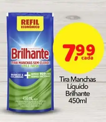 Lopes Supermercados Tira Manchas Liquido Brilhante 450ml oferta