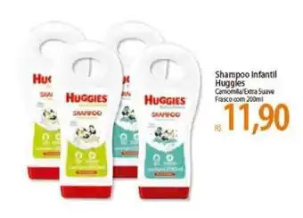 Atacadão Shampoo Infantil Huggies 200ml oferta