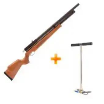 Novo Mundo Carabina de pressão pcp multishot m22 5.5mm artemis + bomba manual oferta