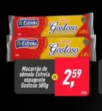 Frangolândia Macarrao de semola Estrela espaguete Gostoso 500g oferta