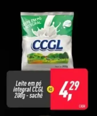 Frangolândia Leite em po Integral CCGL Sache 200g oferta