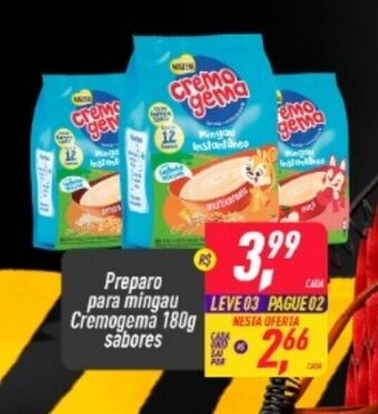 Frangolândia Preparo para Mingau Cremogema 180g sabores oferta
