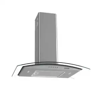 Berlanda Coifa de parede kromanox 90cm vidro curvo clean nardelli oferta