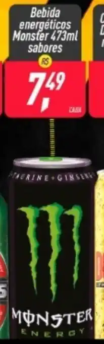 Frangolândia Bebida energeticos Monster 473ml sabores oferta