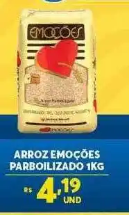 Arroz emoções parboilizado