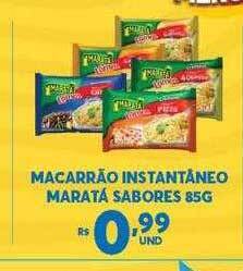 Macarrão instantâneo maratá sabores