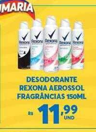 Atacadão Centro Sul Desodorante rexona aerossol fragrâncias oferta