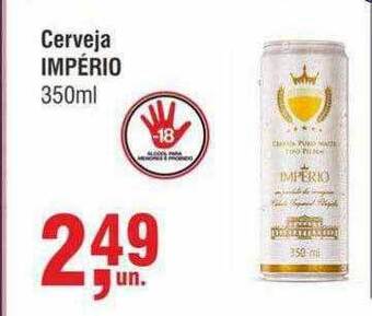 Higa Atacado Cerveja império oferta