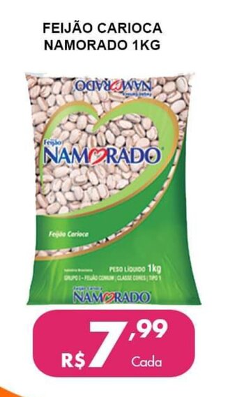 Negreiros Feijão Carioca Namorado 1kg oferta