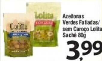 O Boticário Azeitonas Verdes Fatiadas/ sem Caroço Lolita sachê 80g oferta