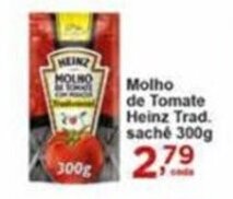Rossi Supermercado Molho de Tomate Heinz Trad. sachê 300g oferta