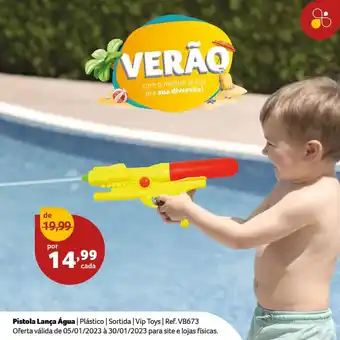 Lojas Mel Pistola Lança Água oferta