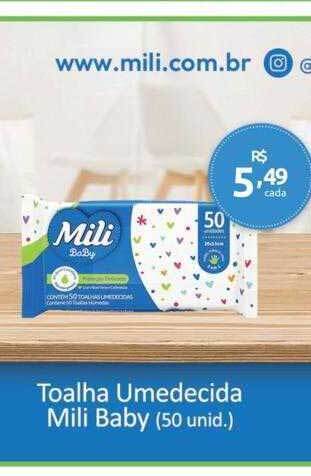 Farmácia Preço Popular Toalha umedecida mili baby oferta