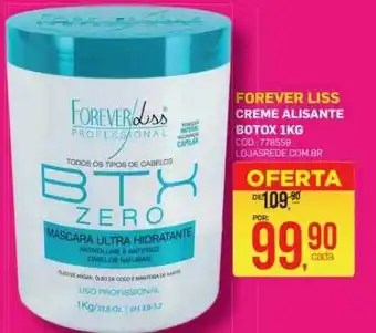 Forever liss creme alisante botox