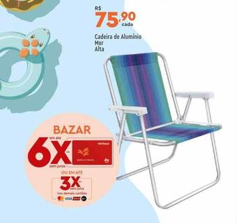Supper Rissul Cadeira de aluminio mor alta oferta
