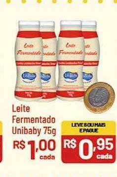 Supermercados Goes Leite fermentado unibaby oferta